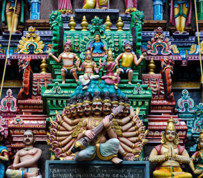 Gopuram of Mallikeswarar temple, Mannady, Chennai